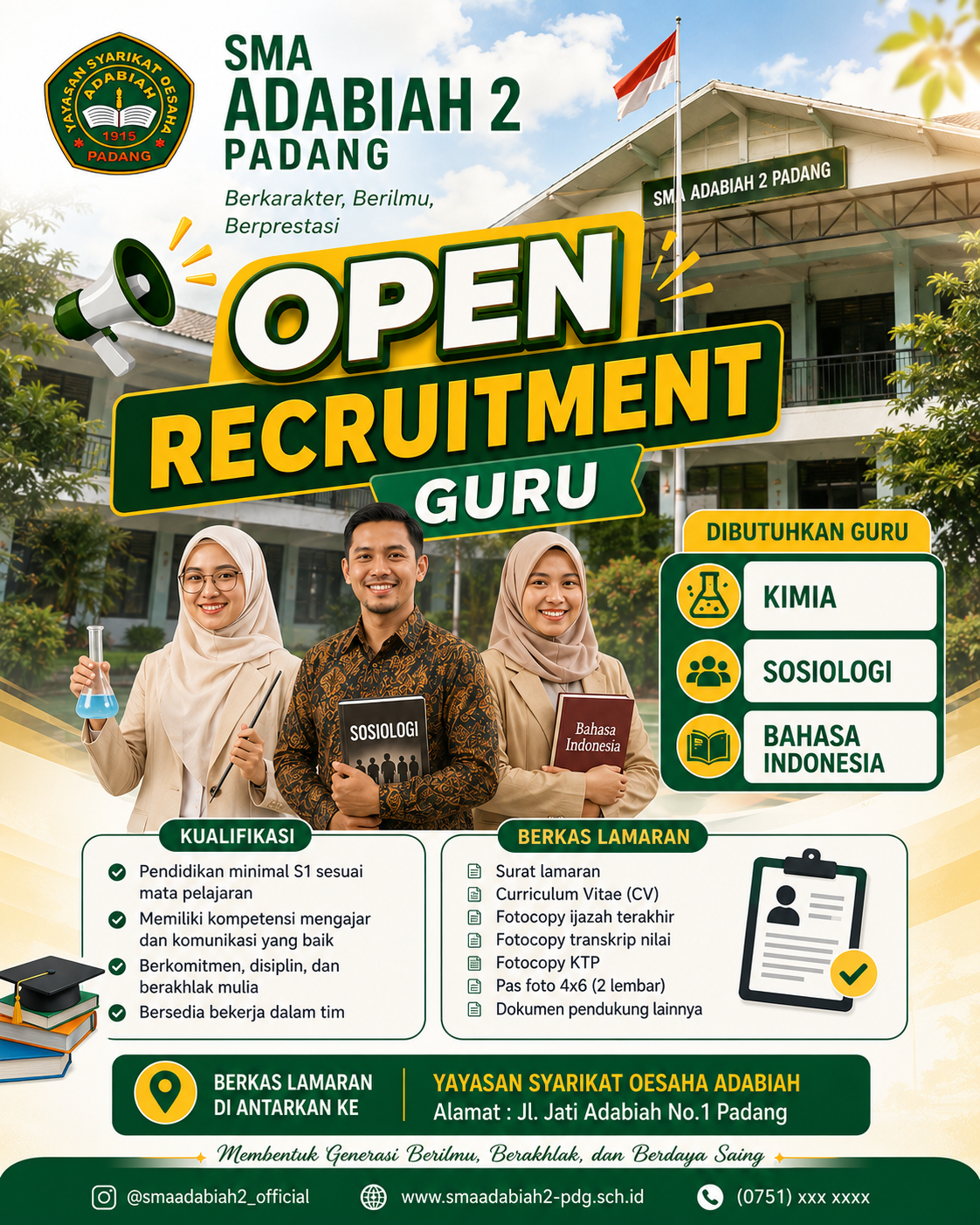 Menerima Lowongan Untuk Guru