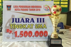 Liga Pendidikan Indonesia Tingkat SMU Kota Padang 2016